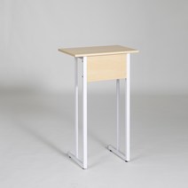 동서가구 엘리안 비스포크 포스코 스틸 철제 스탠딩 데스크 16colors DF643768, 화이트, 블랙