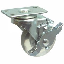 대신캐스터 무소음 캐스터-브레이크 1120EPU 2Inch 브레이크 17mm (1EA)운반공구 케스터 캐스타 바퀴 운반기 운반 하역 리프트 파렛트트럭, 본상품