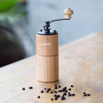 수동 커피 그라인더 조정 가능한 설정 원추형 버 밀 버 커피 그라인더 프랑스어 핸드 dripper Mokapot