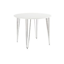 화이트 원형 식탁 테이블 프리츠한센st 블랙 2인 1000, 화이트 원형 테이블 90x90x75cm