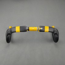 TT바 카본 핸들바 옐로우 카본 핸들 바 도로 자전거 도로 경주 자전거 핸들 31.8400420 440mm 자전거 부품 ud 매트, 420mm