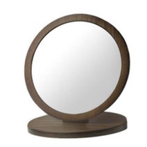 원형 탁상거울, 월넛