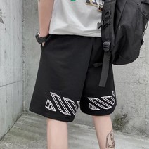 여름 캐주얼 반바지 남 배기 트레이닝 팬츠 bf 홍콩풍 빅사이즈 5부 팬츠