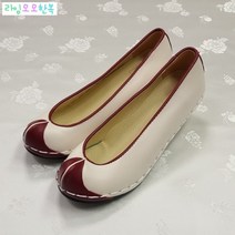 여성 한복 신발 성인 여자 전통 한복신발 웨딩 아이보리 브라운 DS004