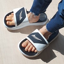 너나드리몰 빅사이즈 쿠션 사무실 슬리퍼 발볼넓은 벨크로 슬리퍼