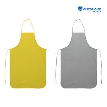 애니가드 유기화합물 화학물질 내화학 산업용 보호복 앞치마 J460, 회색, 1개