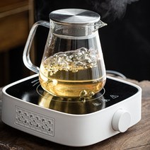 휴대용 고온내성 유리 사무실 다기 가정용 투명 스팀 가정용티포트-20347