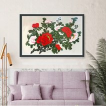 수재샵 목단시리즈 (라운드 2.8mm 5D 3D 가로 60cm 세로 40cm) 보석십자수, 목단 1