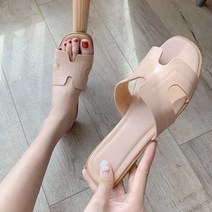 여성 여름 원피스 신발 편한 슬리퍼 모임 슈즈 코디