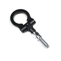 자동차견인고리 차량용견인고리 경주 전면 견인 트레일러 후크 알루미늄 합금 자동 견인 링 범용 예비 부품 액세서리 골드, 검은색