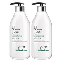 크림밀크 단백질 퍼퓸 샴푸 화이트머스크향 1100ml x 2개