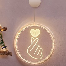 부착 조명 아크릴 무드등 무선 네온사인 네온 led 등