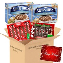 Swiss Miss 캔디 지팡이 6 밀크 초콜릿 스푼 핫 코코아 믹스 Hot Cocoa Mix