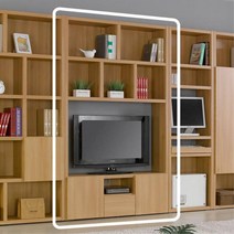 멘토르 키큰 거실벽장 티비다이책장 1200 서재형TV장, 본상품선택, 아카시아
