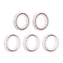 Uxcell 607 플라스틱 베어링 7mmx19mmx6mm 유리 볼 나일론 케이지 5개 USA 미국