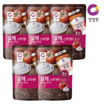 청정원 싱글파우치 로제소스 170g x 5개
