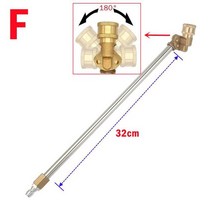 파크사이드 및 라버용 고압 와셔 건 퀵 커넥터 노즐 포함, 06 Wand with coupler, 06 Wand with coupler