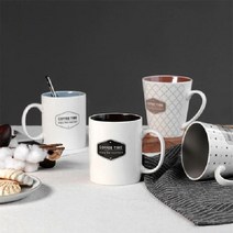 (SM)레트로 데일리머그3P, 다크브라운