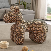 동물모양 소파 조랑말 거실 인테리어 의자 장식 소품, XL 유리 섬유 강화 플라스틱 아이스실크 랜디