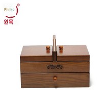 쥬얼리 예단함 빈티지 반지함 보관함 바느질함, 스몰 사이즈 바느질 케이스 (YM-9630)