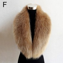 폭스 퍼 목도리 여우털 머플러 자석 자연 색상 폭스 인조 모피 칼라 스카프 겨울 빅 사이즈 스카프 워프 숄 넥 워머 훔친 머플러 클립 루프 72