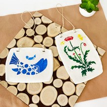 초등 독후활동 지점토 스텐실 그림 판화 액자만들기4인 사회성 손힘기르기 미술재료, 1개, 4인용-스텐실 T20