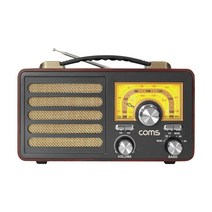올인원 레트로 블루투스 스피커 미니 엔틱 빈티지 라디오 FM AM 복고풍 감성 디자인 인테리어 스피커, BT700블랙