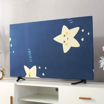 TV셋톱박스 TV먼지방지커버 덮개천 43inch55inch50inch65inch가정용 걸이식 액정 TV전능 식탁보, T16-70인치, C07-애니메이션 별