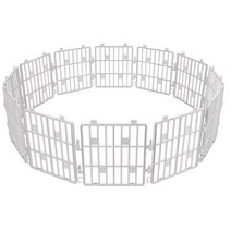 강아지 조립식펜스 울타리 그레이 안전 강아지울타리 애견울타리 안전한 팬스 이동식