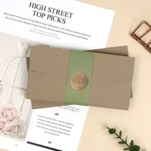 핑크풋 편지 봉투 세트 용돈 봉투 기프트 카드 랜덤 I