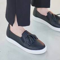 여성 국산 키높이 3cm 태슬 장식 슬립온