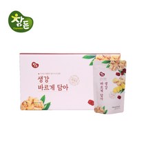 국내산 생강+대추 생강즙 대추즙 HACCP 참든 생강 바르게담아 100mlX30포, 30포, 100ml