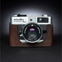 미놀타 Minolta 7SII 카메라 가방 Hi-Matic 7Sii 가죽 케이스 필름, 베이스 【코코아 브라운】