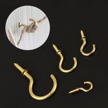벽고정 나사 고리 가랜드 모기장 캐노피 설치 후크 천장 모빌 걸이 천정, 사이즈