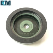 공구 수지 휠 150MM x 12or22-15x12mm 34567 유리 베벨링 기계 R4-CC5, 01 150x12(Hole), 04 POS 6-Grit 580