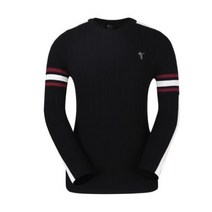 LPGA 여성 골지배색 라운드 니트 L223KT602P-1