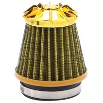 110cc 125cc 140cc 300cc 에어 필터 클리너 오토바이 스쿠터 먼지 핏 자전거, 03 Gold