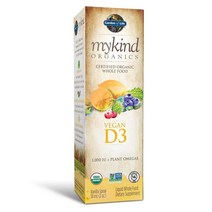 Garden of Life 가든오브라이프 비건 비타민 D3 2oz(58ml), 58ml