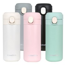뮤티드 보온보냉 원터치 어린이 텀블러 350ml, 뮤티드텀블러-민트, 1개