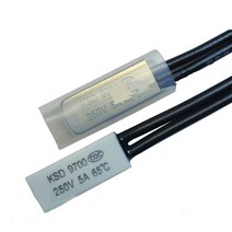 전기매트 전기 담요 열 스위치 Ksd9700 65 도 정상 폐쇄 5a250v 보호기 온도 조절기 10 pcs, 03 bilateral tablet