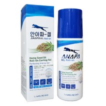 안아파 겔(100g) - 롤온타입(Roll-on) 쿨링마사지겔, 1EA+마술패치2매