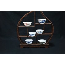 도자기 찻잔 보이차잔 6종 중 택, 6산수화, 1개