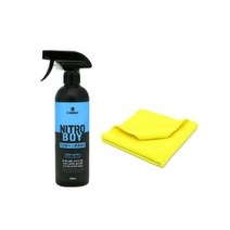 디크로닉 니트로보이 카나우바 차량용 물왁스 퀵디테일러 광택제 500ml + 타월 랜덤발송, 4세트