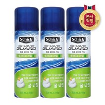 쉬크 쉐이브가드 센서티브 라임폼 220ml X 3개, 없음, 상세설명 참조