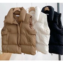 여성 패딩조끼 3컬러 1P 겨울 데일리 점퍼 아우터