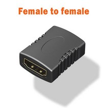 Hdmi 호환 케이블 hd 어댑터 남성-여성 360도 각도 변환기 l 모양 플랫 익스텐더 for wall tv ps5 nintendo switch 노트북 xbox, 여성에서 여성으로