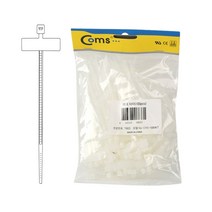 마크 네임타이 케이블타이 100mm 100개 고정 전선타이