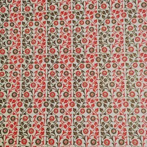 [수입포장지] Hazel Red & Maroon, 레드