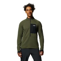 스포츠자켓 트레이닝자켓 스포츠집업자켓 MOU 엠오유ntain Hardwear 남성용 표준 폴라텍 파워 그리드 하프 지퍼 재킷 블루 슬레이트 헤더 L 바이오더