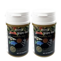 아쿠아그라피 프리미엄 피쉬탭 열대어 사료, 100ml, 2개